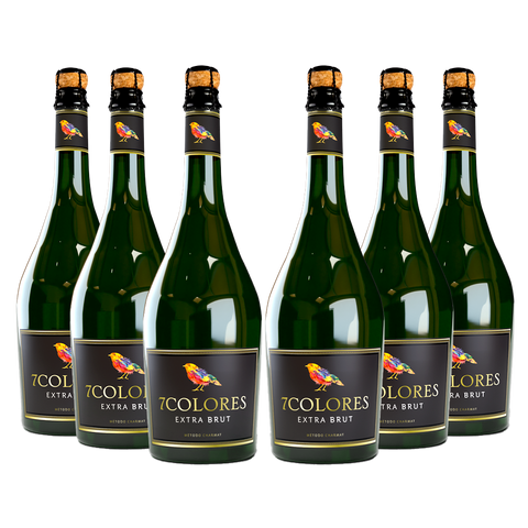 Pack x6 7Colores Espumante Extra Brut Charmat