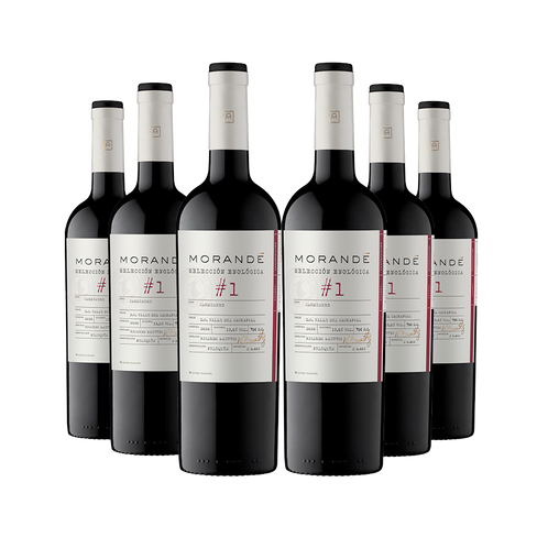 6 vinos Morandé Selección Enológica Carmenere 2022