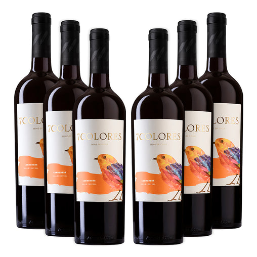 Caja 06 UN 7Colores Varietal Carmenere