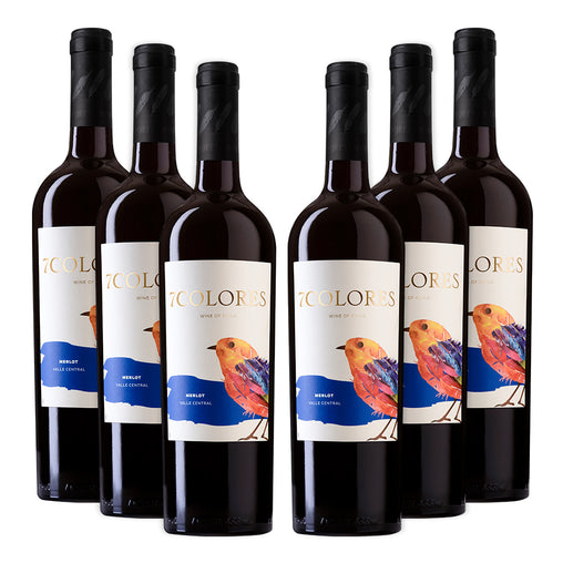 6 vinos 7Colores Cortejo Merlot 2022