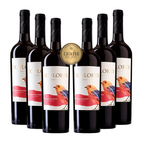 6 vinos 7Colores Cortejo Cabernet Sauvignon 2023