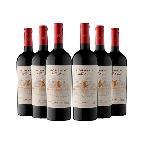6 vinos Morandé Vitis Única Carmenere