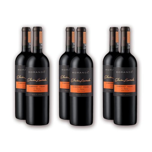 6 vinos Morandé Edición Limitada Cabernet Franc 2020