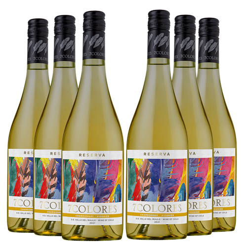 Pack 6x 7 Colores Reserva chardonnay Semillón