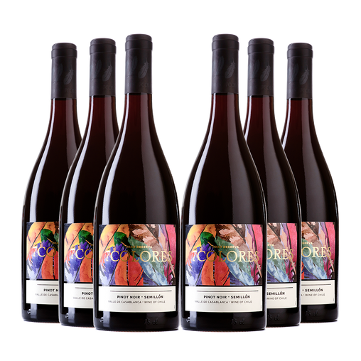 Pack x6 7Colores Gran Reserva Pinot Noir/ Semillón